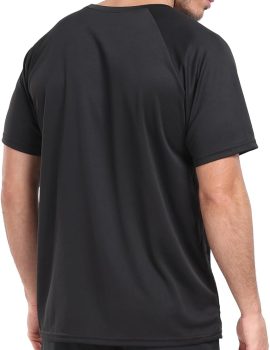 1/5 Pack Running Shirts Men Sport Tops Dry Fit Gym Wicking Athletic T Shirts Breathable Cool Workout Shirts