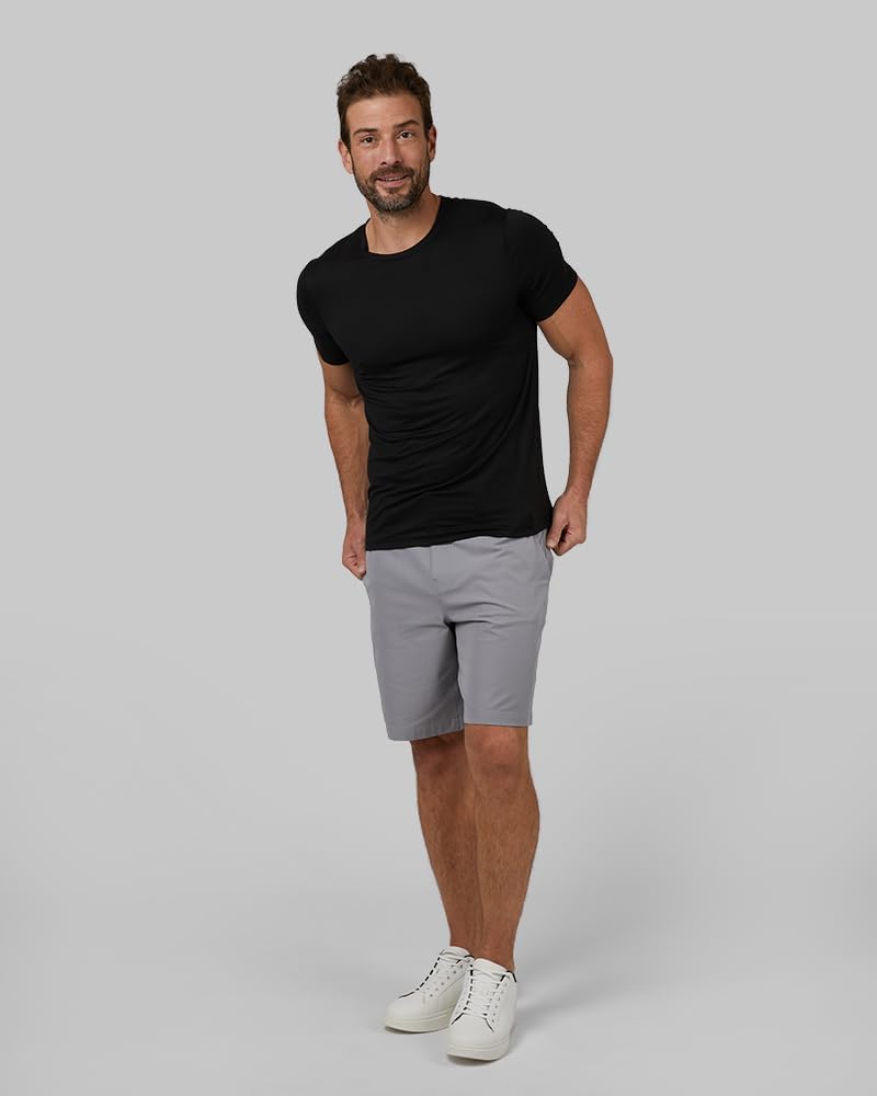 Mens 4 Pack Cool Crewneck T-Shirt | Anti-Odor | Quick Drying | 4-Way Stretch - Image 4